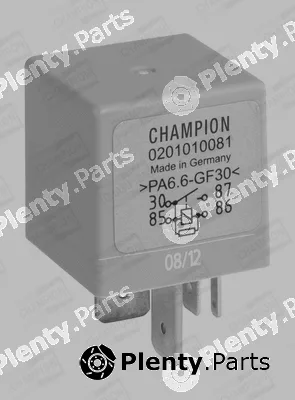 Champion CCU081 — Relay, glow plug system