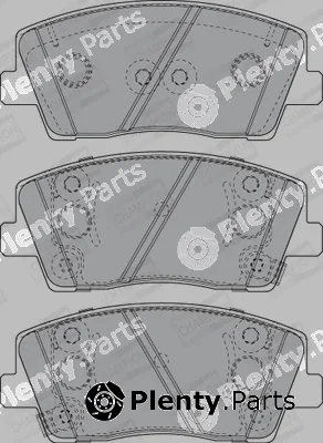 Champion 573820CH — Brake Pad Set, disc brake