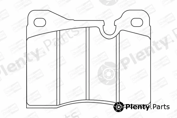 Champion 571260CH — Brake Pad Set, disc brake