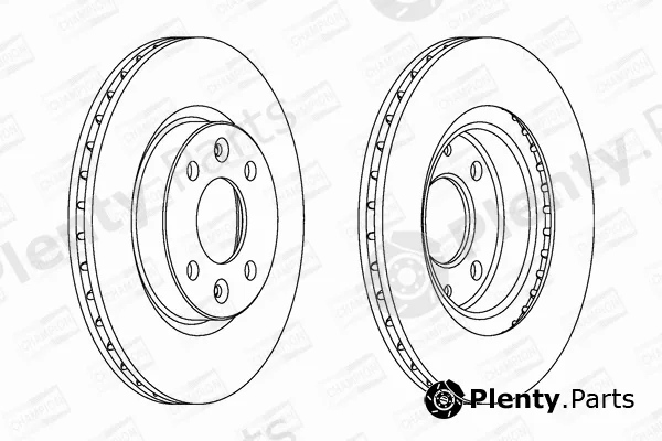 Champion 561997CH — Brake Disc