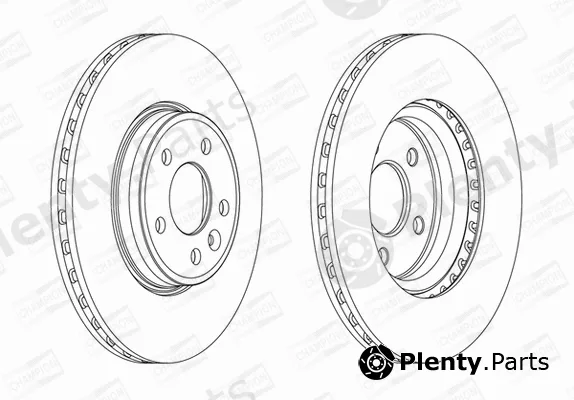 Champion 562466CH — Brake Disc