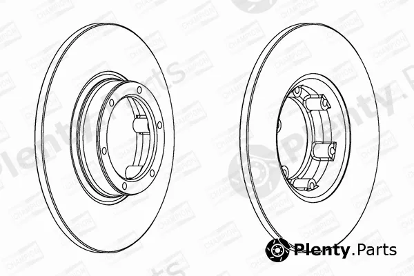 Champion 561043CH — Brake Disc