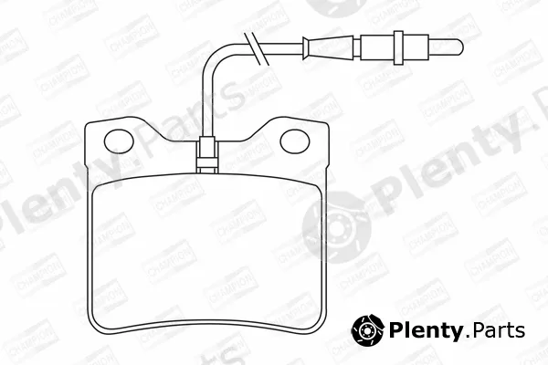 Champion 571398CH — Brake Pad Set, disc brake