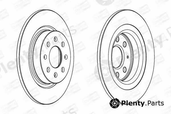 Champion 562305CH — Brake Disc