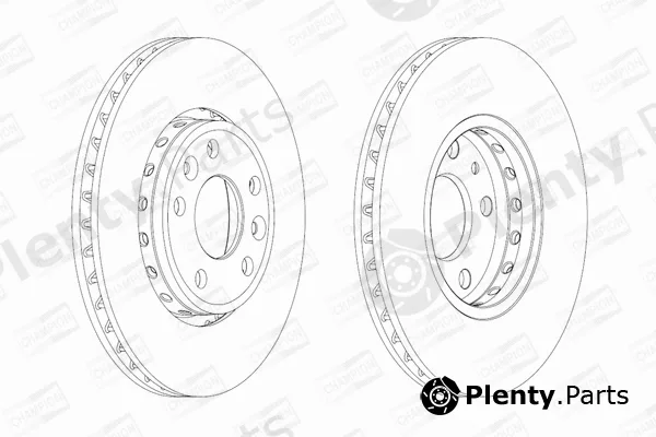 Champion 562595CH — Brake Disc
