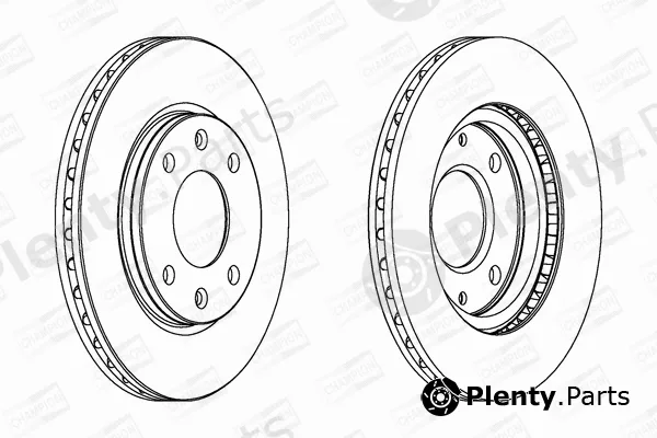Champion 561409CH — Brake Disc