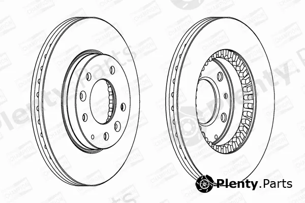 Champion 562446CH — Brake Disc