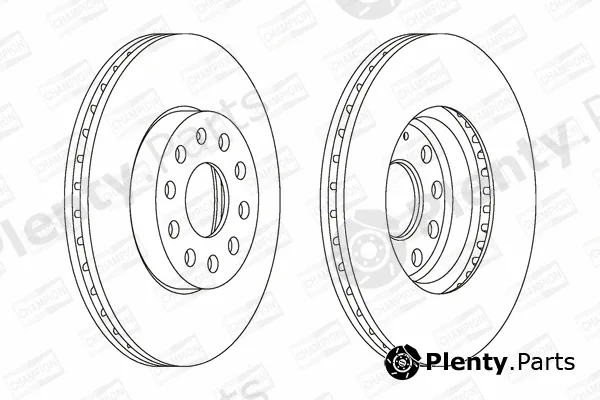 Champion 562235CH — Brake Disc