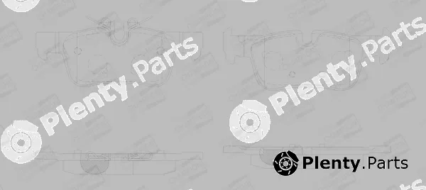 Champion 573767CH — Brake Pad Set, disc brake