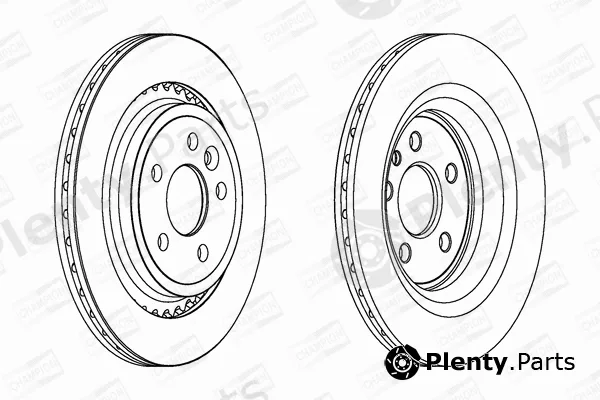 Champion 562650CH — Brake Disc