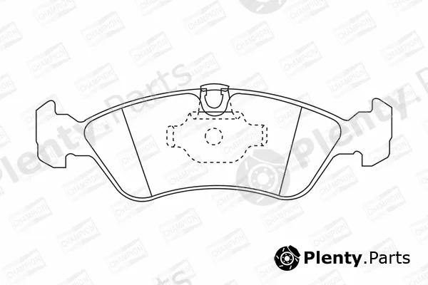 Champion 571391CH — Brake Pad Set, disc brake