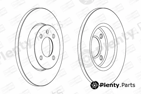 Champion 561491CH — Brake Disc