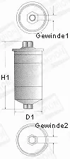 Champion L219/606 — Fuel Filter
