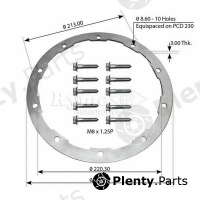 Automotive RYME 0414290 — Bolt, brake disc