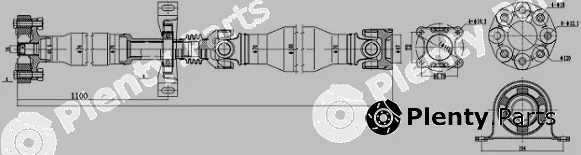 Sercore 32108D — Propshaft, axle drive