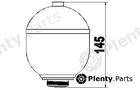 Sercore 155403 — Pressure Accumulator, pneumatic suspension