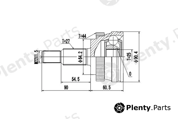 Dynamatrix DCV850065 — Joint Kit, drive shaft