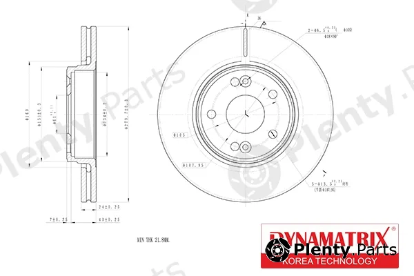 Dynamatrix DBD1182 — Brake Disc
