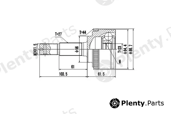 Dynamatrix DCV841142 — Joint Kit, drive shaft