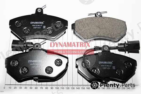 Dynamatrix DBP1451 — Brake Pad Set, disc brake