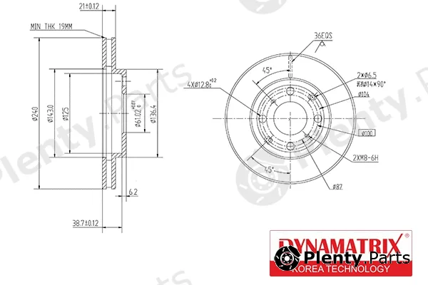 Dynamatrix DBD447 — Brake Disc