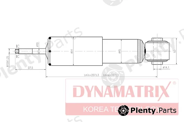 Dynamatrix DSA344261 — Shock Absorber
