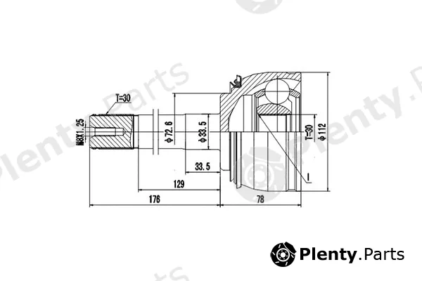 Dynamatrix DCV859085 — Joint Kit, drive shaft