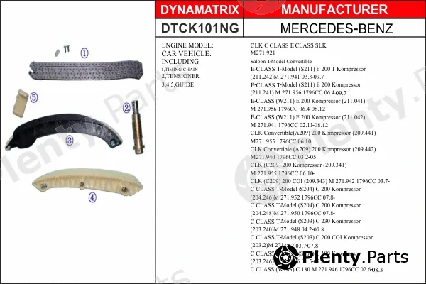 Dynamatrix DTCK101NG — Timing Chain Kit