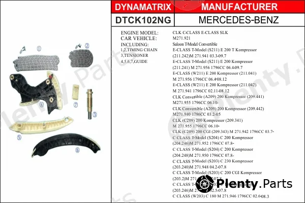 Dynamatrix DTCK102NG — Timing Chain Kit