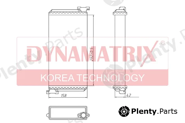 Dynamatrix DR72002 — Heat Exchanger, interior heating