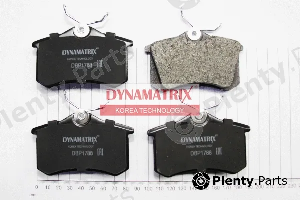 Dynamatrix DBP1788 — Brake Pad Set, disc brake