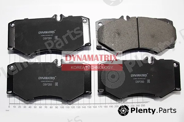 Dynamatrix DBP293 — Brake Pad Set, disc brake