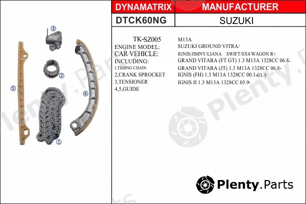 Dynamatrix DTCK60NG — Timing Chain Kit