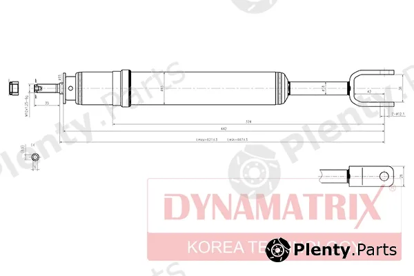 Dynamatrix DSA341845 — Shock Absorber