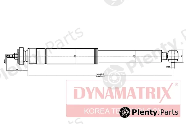 Dynamatrix DSA553183 — Shock Absorber