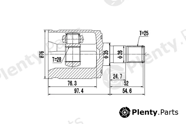 Dynamatrix DCV623020 — Joint Kit, drive shaft
