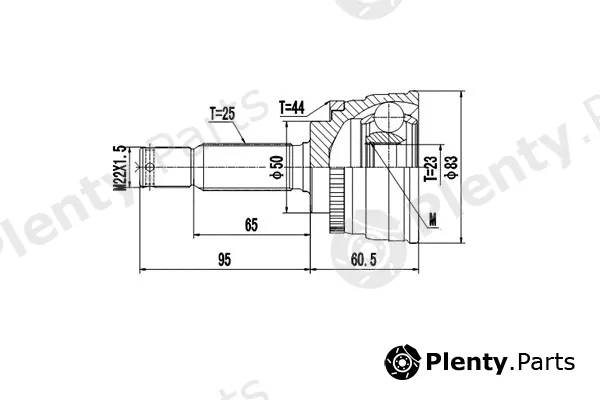 Dynamatrix DCV824061 — Joint Kit, drive shaft