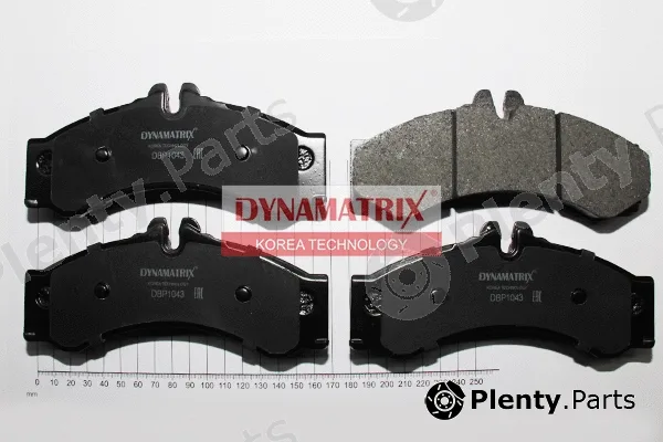 Dynamatrix DBP1043 — Brake Pad Set, disc brake
