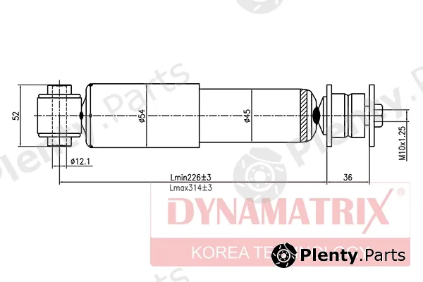 Dynamatrix DSA341846 — Shock Absorber