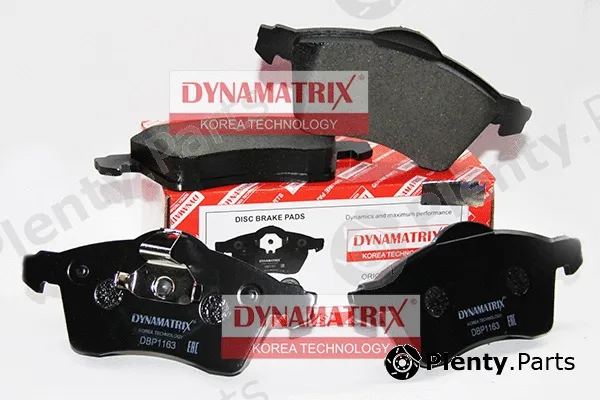Dynamatrix DBP1163 — Brake Pad Set, disc brake