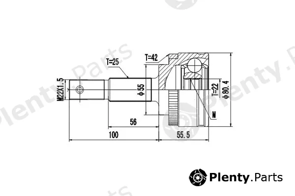 Dynamatrix DCV841048 — Joint Kit, drive shaft