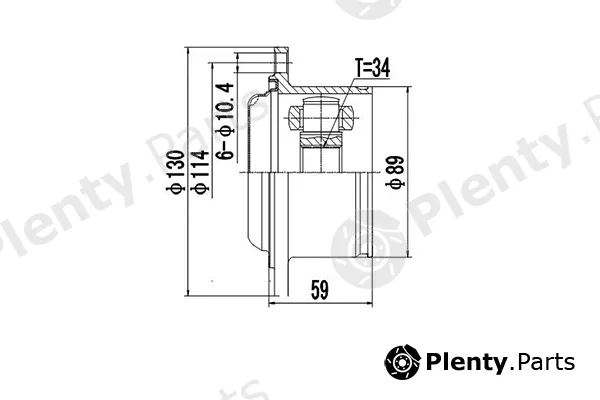 Dynamatrix DCV650019 — Joint Kit, drive shaft