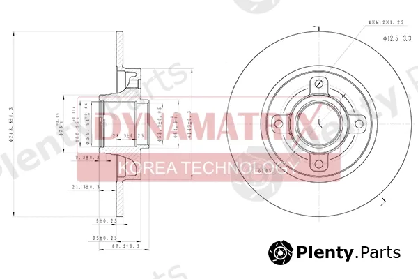 Dynamatrix DBD1561 — Brake Disc