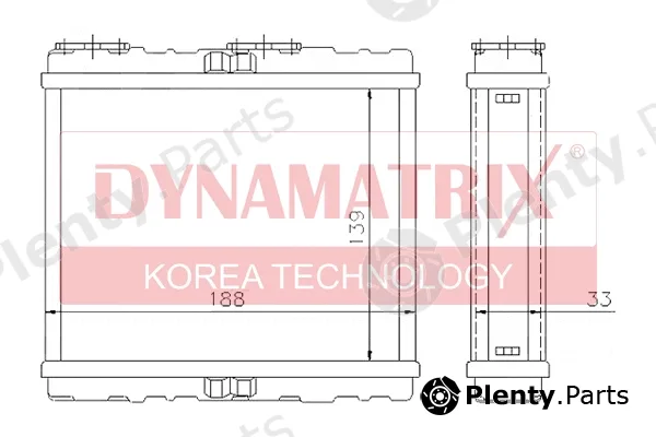 Dynamatrix DR72200 — Heat Exchanger, interior heating