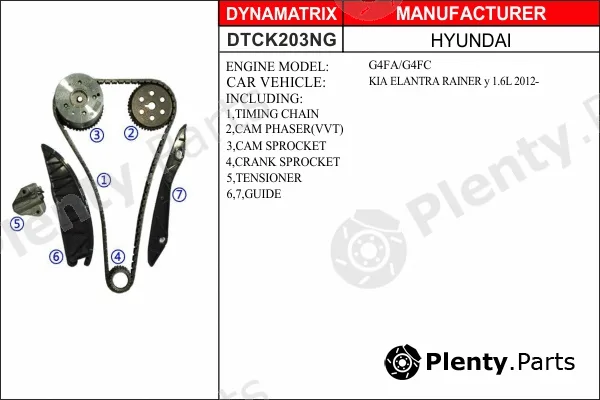 Dynamatrix DTCK203NG — Timing Chain Kit