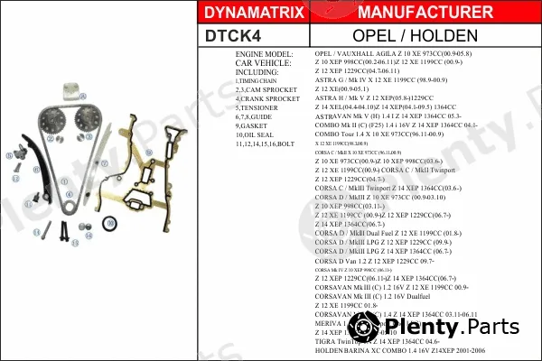 Dynamatrix DTCK4 — Timing Chain Kit