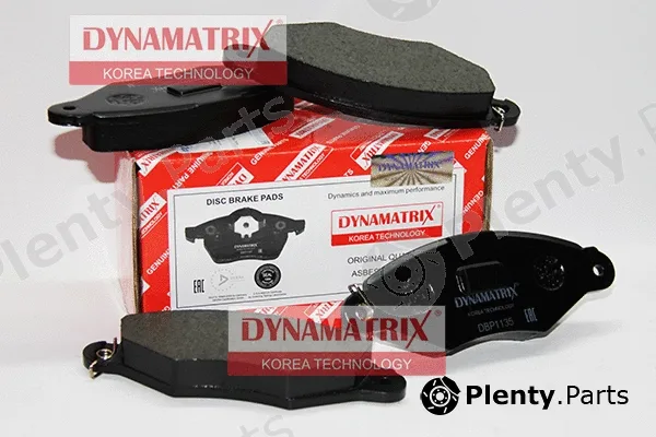 Dynamatrix DBP1135 — Brake Pad Set, disc brake
