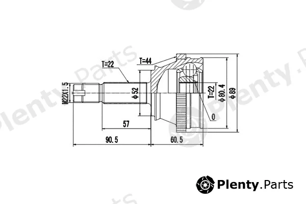 Dynamatrix DCV817020 — Joint Kit, drive shaft