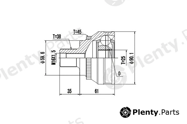 Dynamatrix DCV803014 — Joint Kit, drive shaft
