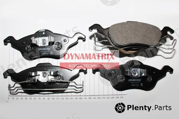 Dynamatrix DBP1318 — Brake Pad Set, disc brake